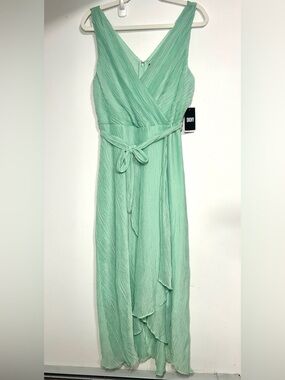 green emerald velvet dress DKNY Women's Dress, Jolly Green, 4 at Amazon Women's Clothing store main image 0